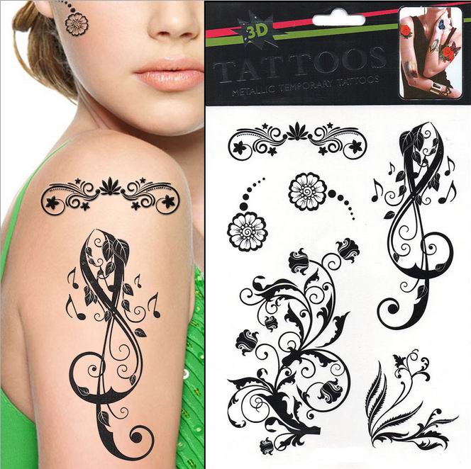 N057 black tattoos